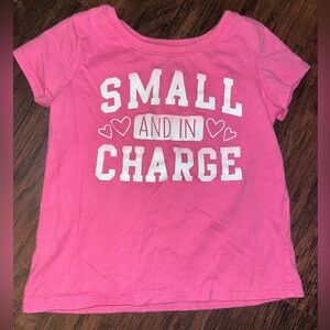 The Children's Place Pink 'Small and In Charge' Tee